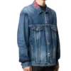 Denimjas met logo op de hals “Blauw” 571324TCW032340