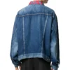Denimjas met logo op de hals “Blauw” 571324TCW032340