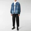 Denimjas met logo op de hals “Blauw” 571324TCW032340