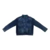 Denimjas met logo op de rug “Blue” 557351TBP484009
