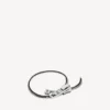 DIY-armband met ritssluiting in glanzend zilver/antiek zilver/zwart