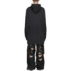 DIY College-hoodie “Black” 744463TOVK21055