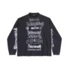 Diy Metal T-shirt met lange mouwen en medium pasvorm “Black White” 699191TPVO31569