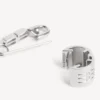 DIY-oorbellen voor heren in zilver