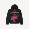 Droomhoodie met rits voor dames in zwart