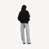 Droomhoodie met rits voor dames in zwart