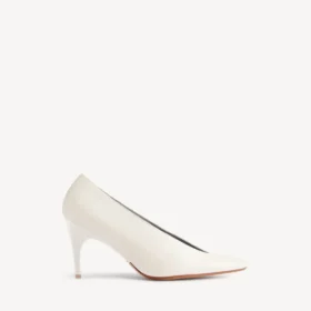 Duchesse-pumps voor dames in sneeuwwit