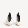 Duchesse-pumps voor dames in sneeuwwit