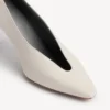 Duchesse-pumps voor dames in sneeuwwit