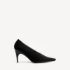 Duchesse-pumps voor dames in zwart