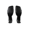 Duty Free 60 mm Sandalen “Black Shiny Soft Sheepskin” 787303WBCW01000