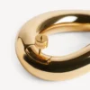 Eisa Ellipse-oorbellen voor dames in glanzend goud