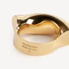 Eisa-ring in glanzend goud