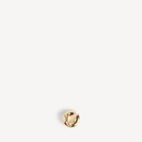 Eisa XS-oorcuff voor dames in glanzend goud