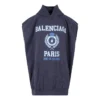 Est. 1917 College Logo oversized mouwloos sweatshirt met capuchon “Navy” 697875TMV964140