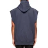 Est. 1917 College Logo oversized mouwloos sweatshirt met capuchon “Navy” 697875TMV964140