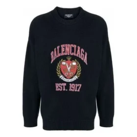 Est. 1917 College Logo trui met ronde hals “Black” 675267T32171000