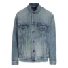 Est. 1917 Denim-jas met collegelogo, Large-pasvorm, “Washed Light Blue” 675207TJW795620