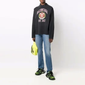Est. 1917 Hoodie met collegelogo “Zwart” 674685TLV891076