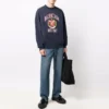 Est. 1917 Sweatshirt met ronde hals en collegelogo-print “Navy” 676629TLV908067