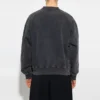 Est. 1917 Sweatshirt met ronde hals en collegelogo-print “Washed Black” 697869TMV991000