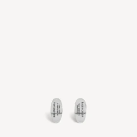 Everyday oorknopjes in antiek zilver