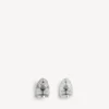 Everyday oorknopjes in antiek zilver