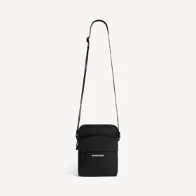 Explorer-crossbodytas voor heren in zwart