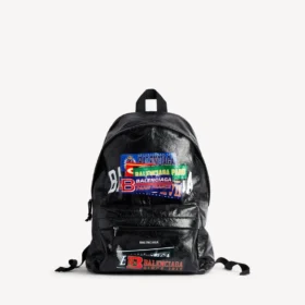 Explorer-rugzak voor heren in zwart/multicolor
