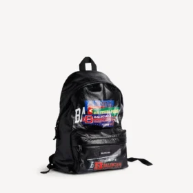 Explorer-rugzak voor heren in zwart/multicolor
