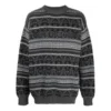 Fair Isle-trui met ronde hals “Grey” 675280T16121240