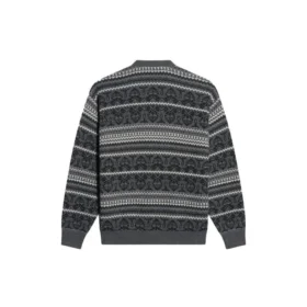 Fair Isle-trui met ronde hals “Grey” 675280T16121240