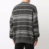 Fair Isle-trui met ronde hals “Grey” 675280T16121240