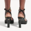 Fargo-sandalen voor dames in zwart