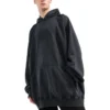 Fashion Institute oversized Hoodies “Washed Black” 697879TMVK18190