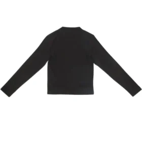 Fashion Institute T-shirt met lange mouwen, medium pasvorm “Black” 698124TMVH51073