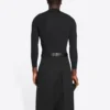 Fashion Institute T-shirt met lange mouwen, medium pasvorm “Black” 698124TMVH51073