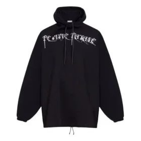 Femme Fatale oversized Hoodie “Black” 482217TTK141000