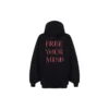 Free Your Mind-hoodie “Black” 641529TJU791000