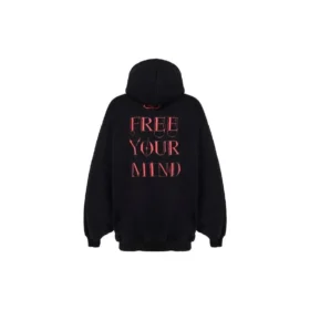 Free Your Mind-hoodie “Black” 641529TJU791000