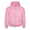 Fruity Hoodie met rits “Faded Dirty Pink” 803264TRVS59568
