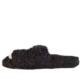 Furry Slides “Zwart” 654261W2DO21008