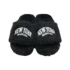 Furry Slides “Zwart” 654261W2DO21008