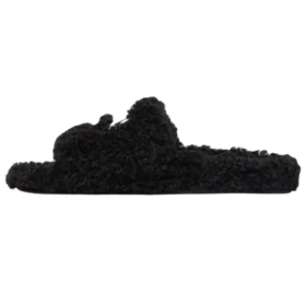 Furry-slippers “Cities Paris Black” 654747W2DO21001