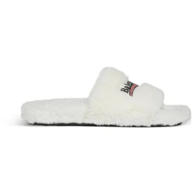 Furry-slippers “White” 654261W2DO19906