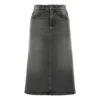 FW21 A-lijn rok “Washed Grey Denim” 646913TBP477767