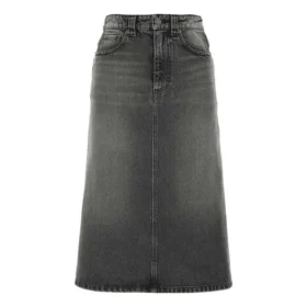 FW21 A-lijn rok “Washed Grey Denim” 646913TBP477767