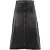 FW21 A-lijn rok “Washed Grey Denim” 646913TBP477767