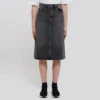 FW21 A-lijn rok “Washed Grey Denim” 646913TBP477767