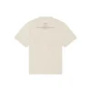 FW21 Couture boxy trui met alfabetprint, ronde hals en korte mouwen, beige 651795TJV900905